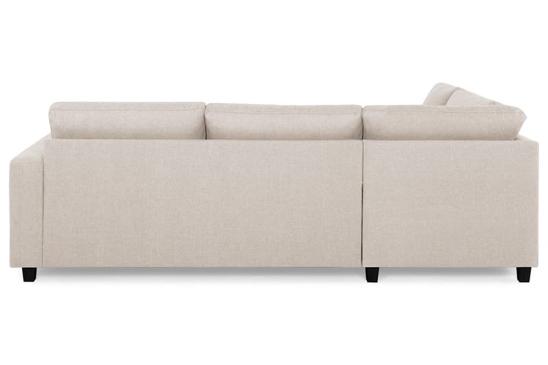 Crazy 3-personers Venstrevendt L-formet Chaiselongsofa i Stof - Beige - Møbler - Sofaer - Sofa med chaiselong