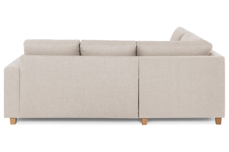 Crazy 3-personers Venstrevendt L-formet Chaiselongsofa i Stof - Beige - Møbler - Sofaer - Sofa med chaiselong