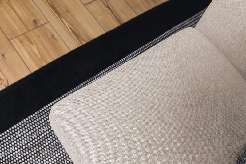 Crazy 3-personers Venstrevendt L-formet Chaiselongsofa i Stof - Beige - Møbler - Sofaer - Sofa med chaiselong