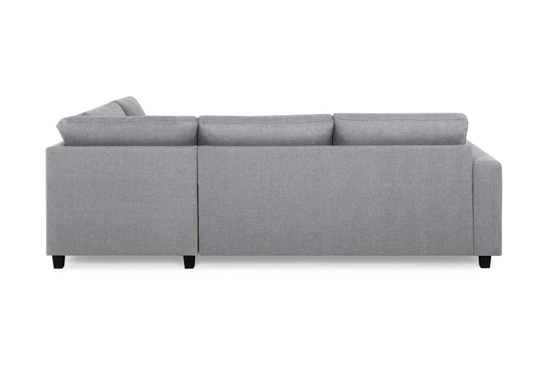 Crazy 3-personers Højrevendt L-formet Chaiselongsofa i Stof - Grå - Møbler - Sofaer - Sofa med chaiselong