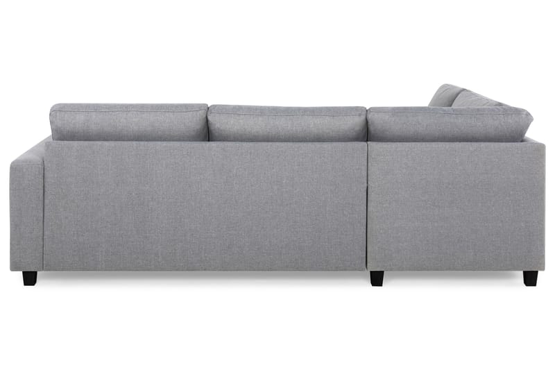 Crazy 3-personers Venstrevendt L-formet Chaiselongsofa i Stof - Grå - Møbler - Sofaer - Sofa med chaiselong