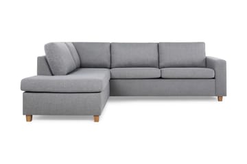 Crazy 3-personers Venstrevendt L-formet Chaiselongsofa i Stof