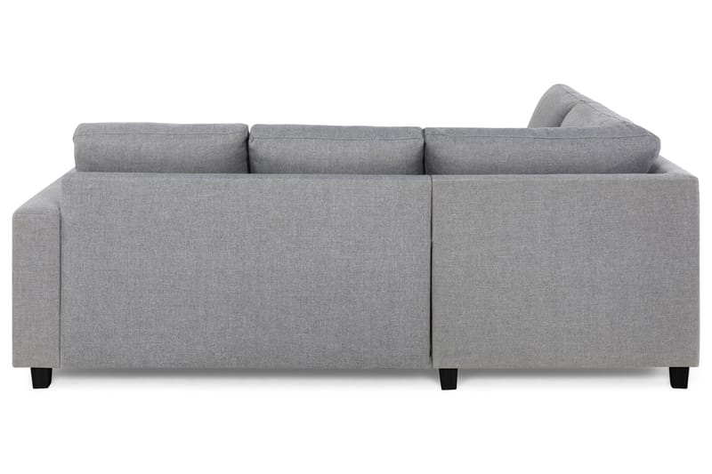 Crazy 3-personers Venstrevendt L-formet Chaiselongsofa i Stof - Grå - Møbler - Sofaer - Sofa med chaiselong