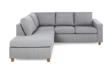 Crazy 3-personers Venstrevendt L-formet Chaiselongsofa i Stof