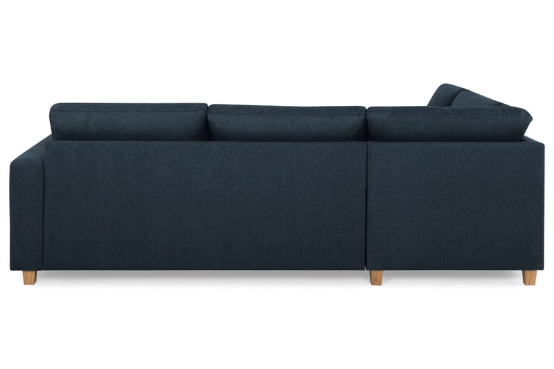 Crazy 3-personers Venstrevendt L-formet Chaiselongsofa i Stof - Blå - Møbler - Sofaer - Sofa med chaiselong