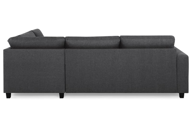 Crazy 3-personers Højrevendt L-formet Chaiselongsofa i Stof - Mørkegrå - Møbler - Sofaer - Sofa med chaiselong