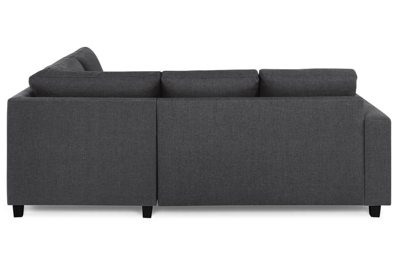 Crazy 3-personers Højrevendt L-formet Chaiselongsofa i Stof - Mørkegrå - Møbler - Sofaer - Sofa med chaiselong
