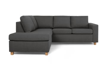 Crazy 3-personers Venstrevendt L-formet Chaiselongsofa i Stof