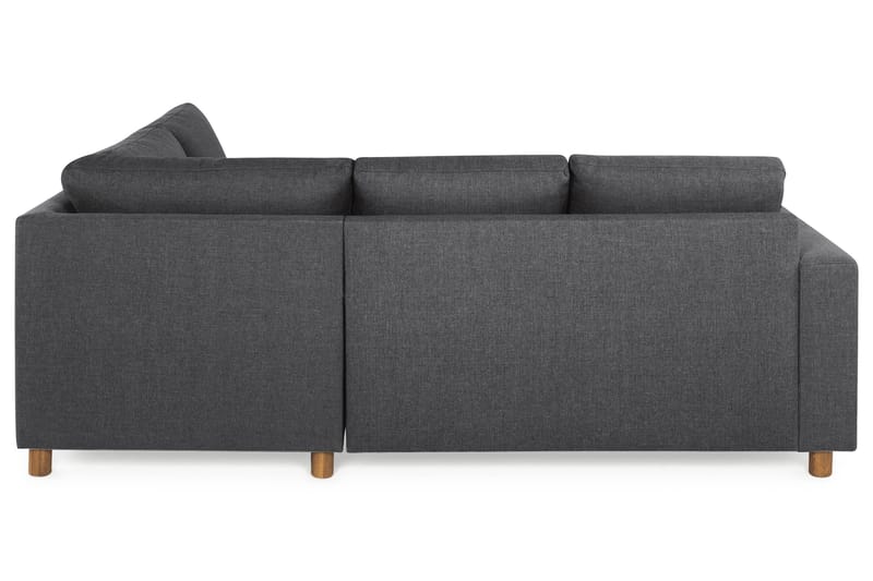 Crazy 3-personers Højrevendt L-formet Chaiselongsofa i Stof - Mørkegrå - Møbler - Sofaer - Sofa med chaiselong