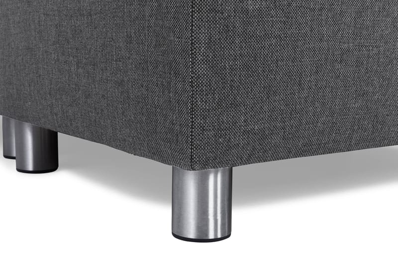 Crazy 3-personers Højrevendt L-formet Chaiselongsofa i Stof - Mørkegrå - Møbler - Sofaer - Sofa med chaiselong