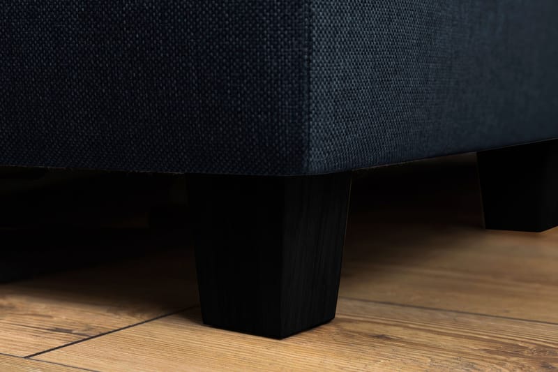 Crazy 3-personers Venstrevendt L-formet Chaiselongsofa i Stof - Blå - Møbler - Sofaer - Sofa med chaiselong