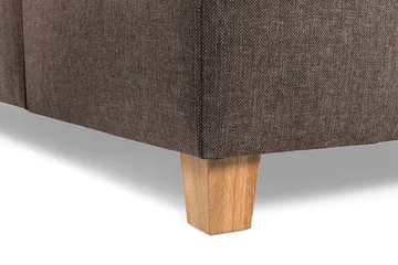 Crazy 3-personers Vendbar L-formet Chaiselongsofa i Stof - Brun - Møbler - Sofaer - Sofa med chaiselong