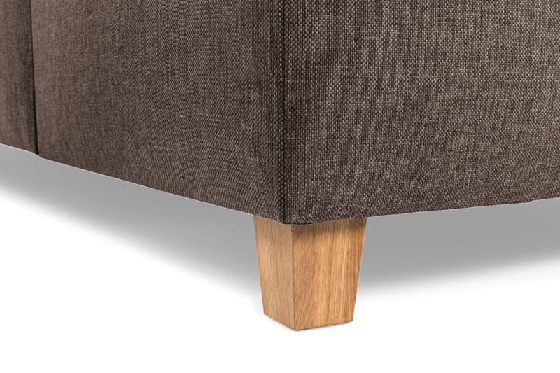 Crazy 3-personers Vendbar L-formet Chaiselongsofa i Stof - Brun - Møbler - Sofaer - Sofa med chaiselong