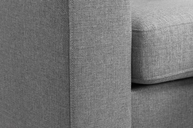 Crazy 3-personers Højrevendt L-formet Chaiselongsofa i Stof - Grå - Møbler - Sofaer - Sofa med chaiselong - 3 personers sofa med chaiselong