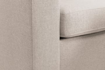 Crazy 3-personers Vendbar L-formet Chaiselongsofa i Stof - Beige - Møbler - Sofaer - Sofa med chaiselong