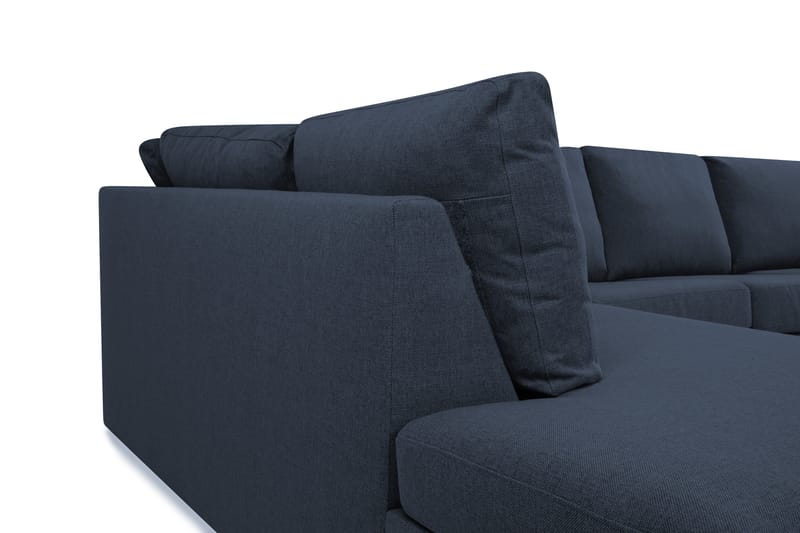 Crazy 3-personers Venstrevendt L-formet Chaiselongsofa i Stof - Blå - Møbler - Sofaer - Sofa med chaiselong