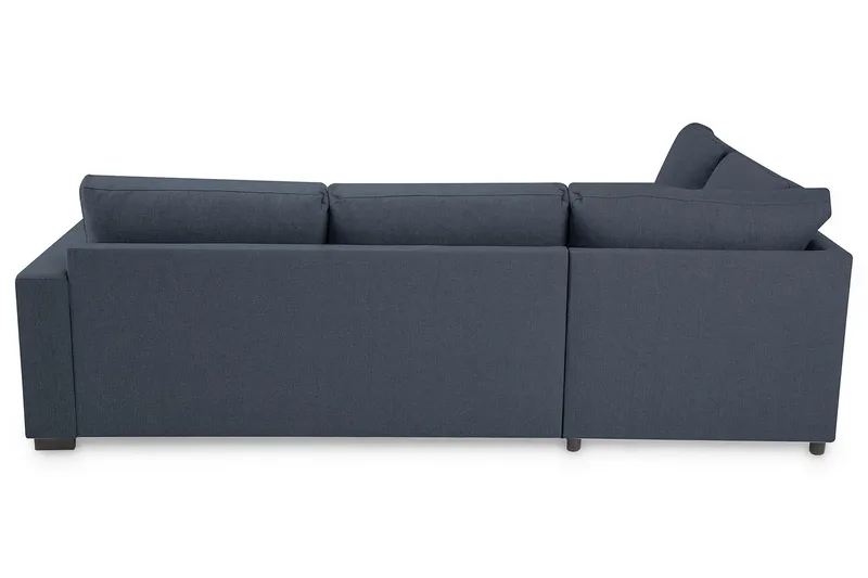 Crazy 3-personers Venstrevendt L-formet Chaiselongsofa i Stof - Blå - Møbler - Sofaer - Sofa med chaiselong