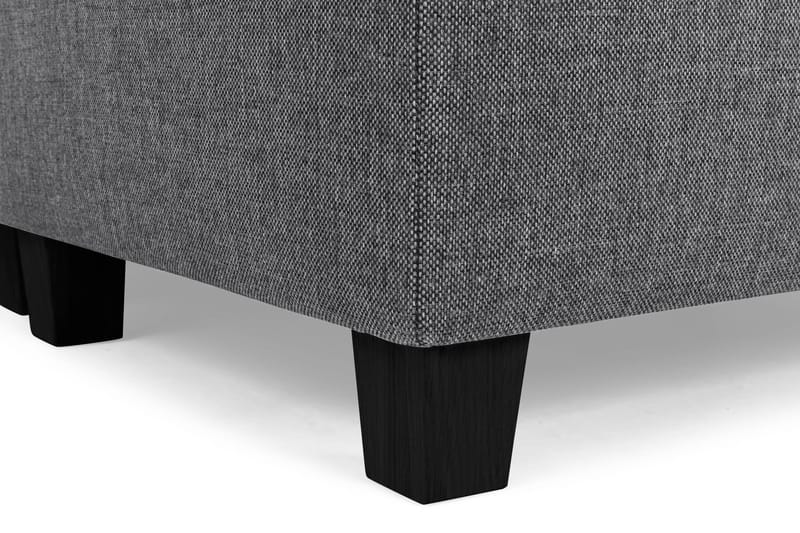 Crazy 3-personers Højrevendt L-formet Chaiselongsofa i Stof - Mørkegrå - Møbler - Sofaer - Sofa med chaiselong - 2-personer sofa med chaiselong