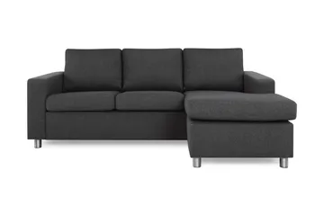 Crazy 3-personers Vendbar L-formet Chaiselongsofa i Stof
