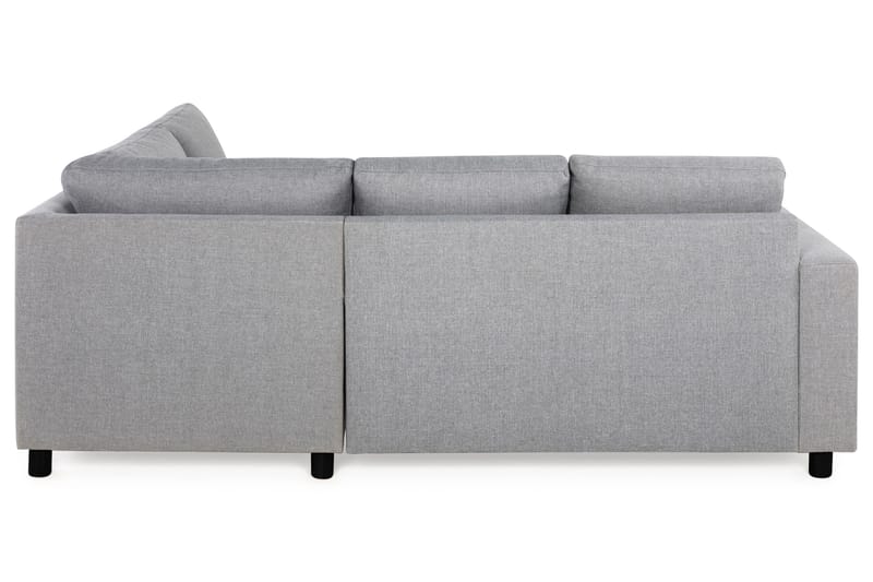 Crazy 3-personers Højrevendt L-formet Chaiselongsofa i Stof - Grå - Møbler - Sofaer - Sofa med chaiselong - 2-personer sofa med chaiselong