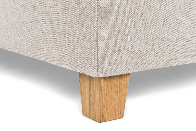 Crazy 3-personers Venstrevendt L-formet Chaiselongsofa i Stof - Beige - Møbler - Sofaer - Sofa med chaiselong - 2-personer sofa med chaiselong