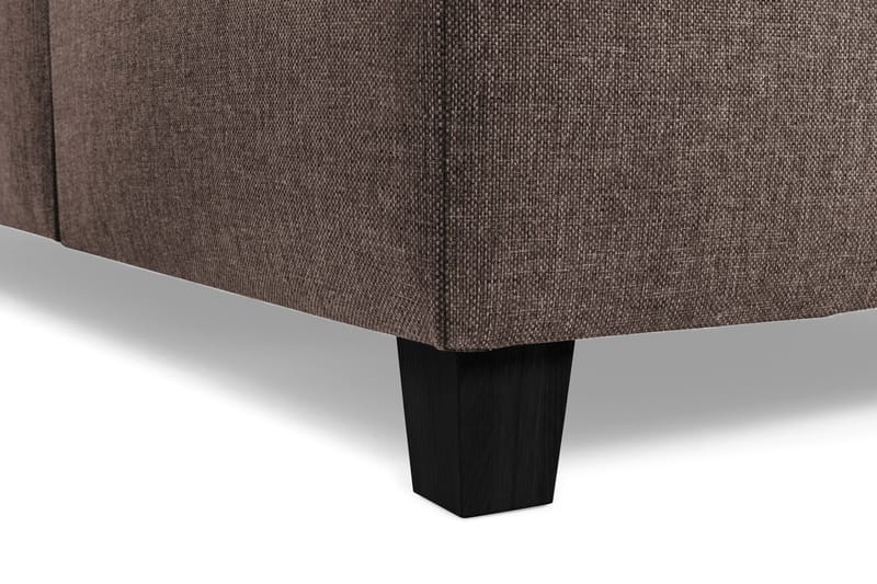 Crazy 3-personers Vendbar L-formet Chaiselongsofa i Stof - Brun - Møbler - Sofaer - Sofa med chaiselong
