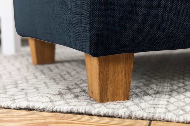 Crazy 3-personers Venstrevendt L-formet Chaiselongsofa i Stof - Blå - Møbler - Sofaer - Sofa med chaiselong - 2-personer sofa med chaiselong