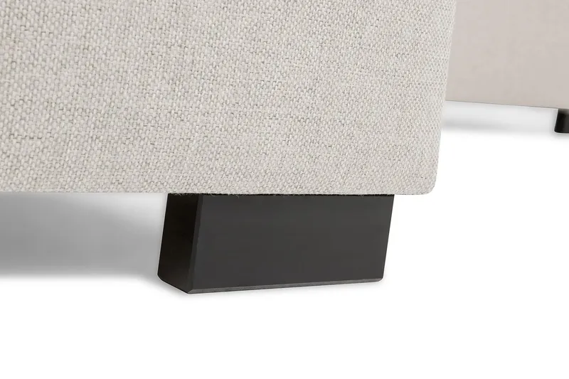 Crazy 3-personers Venstrevendt L-formet Chaiselongsofa i Stof - Beige - Møbler - Sofaer - Sofa med chaiselong - 3 personers sofa med chaiselong