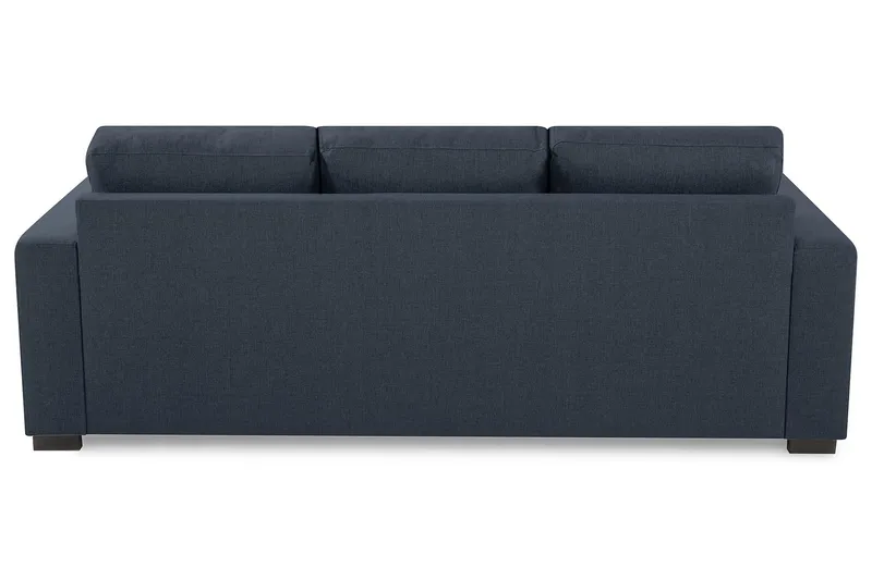 Crazy 3-personers Vendbar L-formet Chaiselongsofa i Stof - Blå - Møbler - Sofaer - Sofa med chaiselong - 3 personers sofa med chaiselong