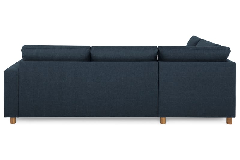 Crazy 3-personers Venstrevendt L-formet Chaiselongsofa i Stof - Blå - Møbler - Sofaer - Sofa med chaiselong