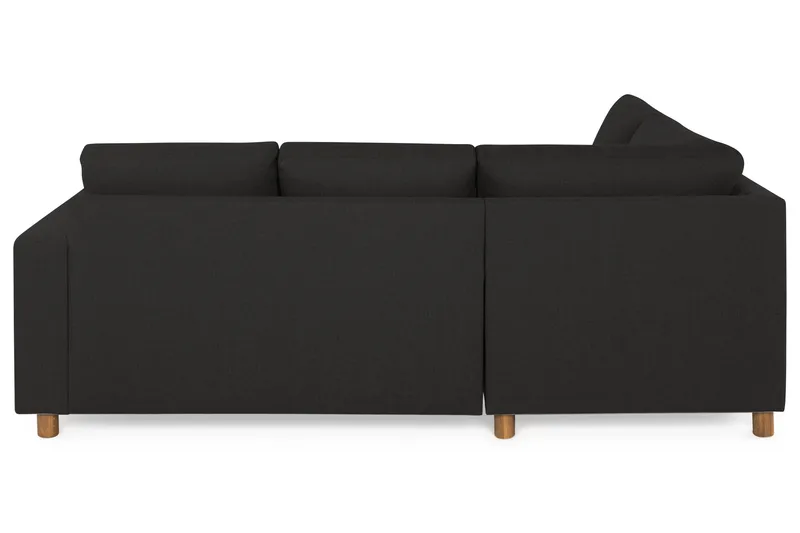 Crazy 3-personers Venstrevendt L-formet Chaiselongsofa i Stof - Antracit - Møbler - Sofaer - Sofa med chaiselong - 2-personer sofa med chaiselong