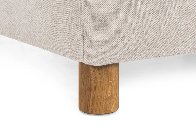 Crazy 3-personers Venstrevendt L-formet Chaiselongsofa i Stof - Beige - Møbler - Sofaer - Sofa med chaiselong - 2-personer sofa med chaiselong