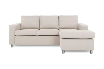 Crazy 3-personers Vendbar L-formet Chaiselongsofa i Stof