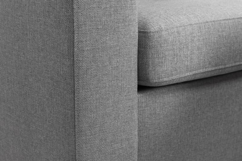 Crazy 3-personers Højrevendt L-formet Chaiselongsofa i Stof - Grå - Møbler - Sofaer - Sofa med chaiselong - 2-personer sofa med chaiselong
