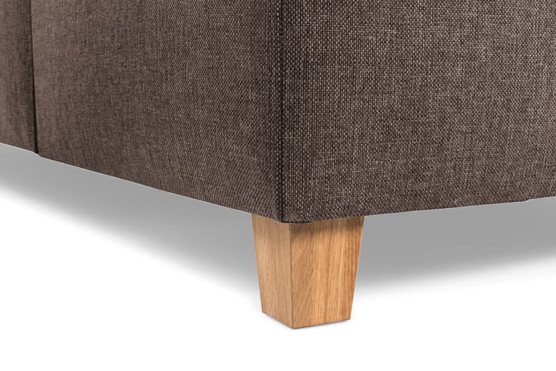 Crazy 3-personers Vendbar L-formet Chaiselongsofa i Stof - Brun - Møbler - Sofaer - Sofa med chaiselong