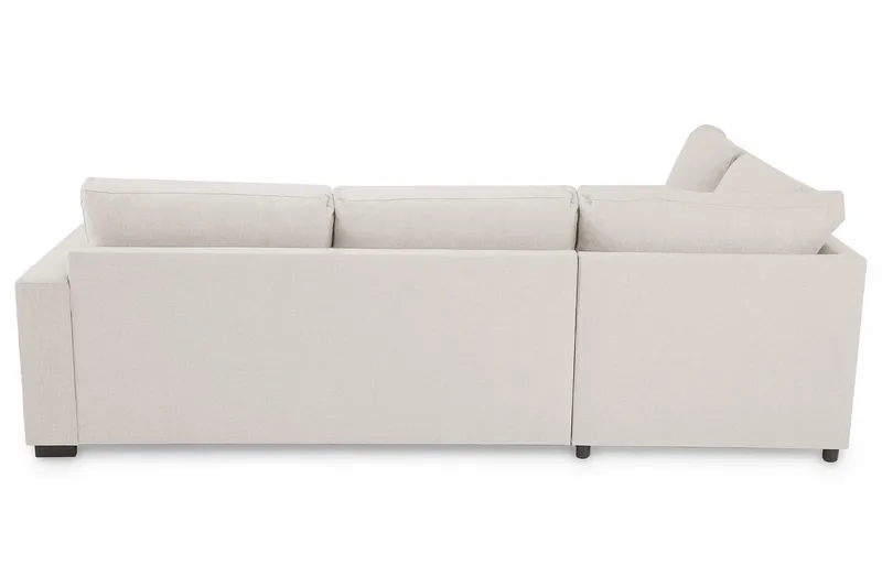 Crazy 3-personers Venstrevendt L-formet Chaiselongsofa i Stof - Beige - Møbler - Sofaer - Sofa med chaiselong - 3 personers sofa med chaiselong