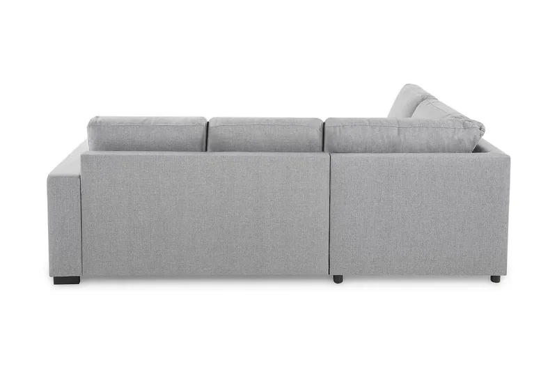 Crazy 3-personers Venstrevendt L-formet Chaiselongsofa i Stof - Grå - Møbler - Sofaer - Sofa med chaiselong - 2-personer sofa med chaiselong