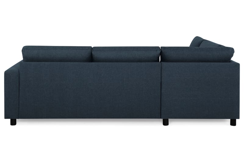 Crazy 3-personers Venstrevendt L-formet Chaiselongsofa i Stof - Blå - Møbler - Sofaer - Sofa med chaiselong