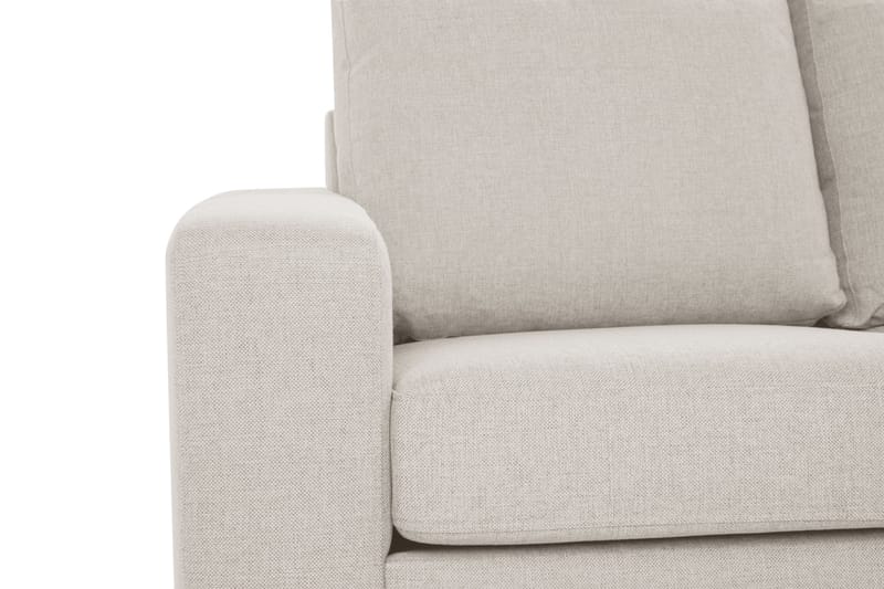 Crazy 3-personers Højrevendt L-formet Chaiselongsofa i Stof - Beige - Møbler - Sofaer - Sofa med chaiselong