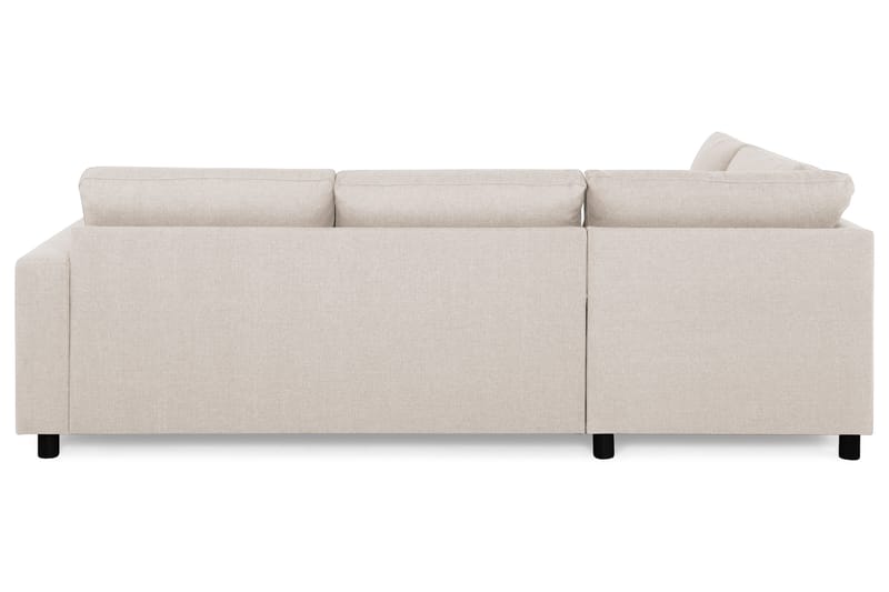 Crazy 3-personers Venstrevendt L-formet Chaiselongsofa i Stof - Beige - Møbler - Sofaer - Sofa med chaiselong