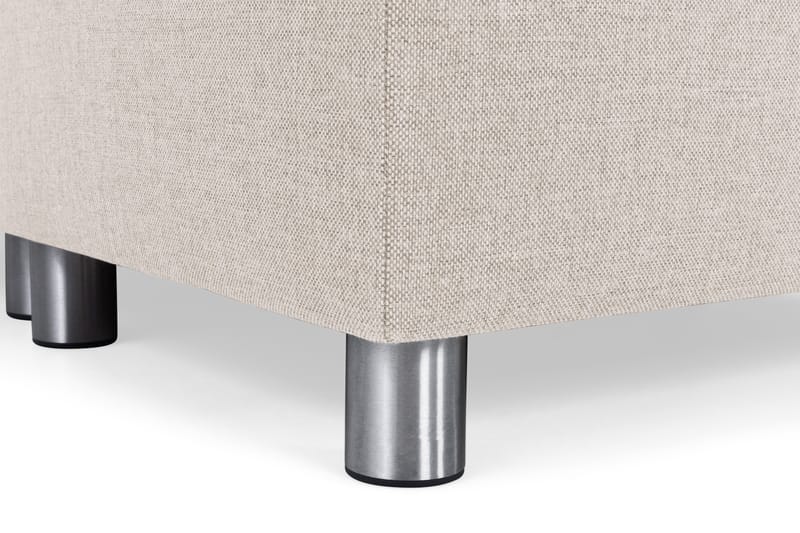 Crazy 3-personers Venstrevendt L-formet Chaiselongsofa i Stof - Beige - Møbler - Sofaer - Sofa med chaiselong - 2-personer sofa med chaiselong