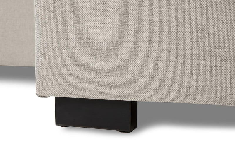 Crazy 3-personers Vendbar L-formet Chaiselongsofa i Stof - Beige - Møbler - Sofaer - Sofa med chaiselong - 3 personers sofa med chaiselong