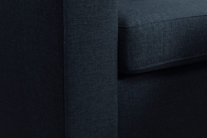 Crazy 3-personers Vendbar L-formet Chaiselongsofa i Stof - Blå - Møbler - Sofaer - Sofa med chaiselong