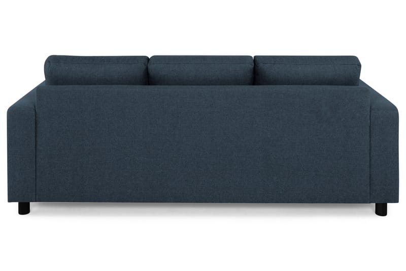Crazy 3-personers Vendbar L-formet Chaiselongsofa i Stof - Blå - Møbler - Sofaer - Sofa med chaiselong