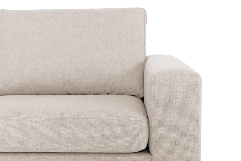 Crazy 3-personers Venstrevendt L-formet Chaiselongsofa i Stof - Beige - Møbler - Sofaer - Sofa med chaiselong