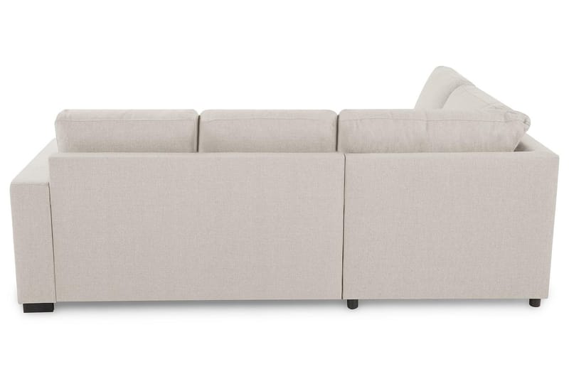 Crazy 3-personers Venstrevendt L-formet Chaiselongsofa i Stof - Beige - Møbler - Sofaer - Sofa med chaiselong - 2-personer sofa med chaiselong