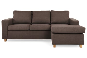 Crazy 3-personers Vendbar L-formet Chaiselongsofa i Stof