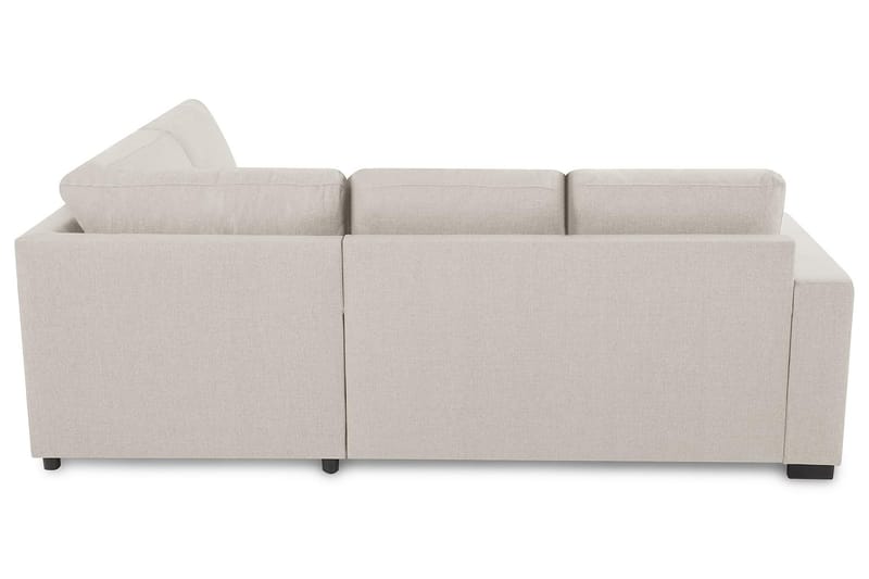 Crazy 3-personers Højrevendt L-formet Chaiselongsofa i Stof - Beige - Møbler - Sofaer - Sofa med chaiselong - 2-personer sofa med chaiselong