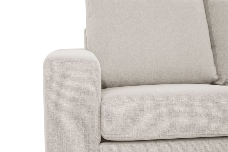 Crazy 3-personers Højrevendt L-formet Chaiselongsofa i Stof - Beige - Møbler - Sofaer - Sofa med chaiselong - 2-personer sofa med chaiselong
