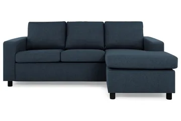 Crazy 3-personers Vendbar L-formet Chaiselongsofa i Stof